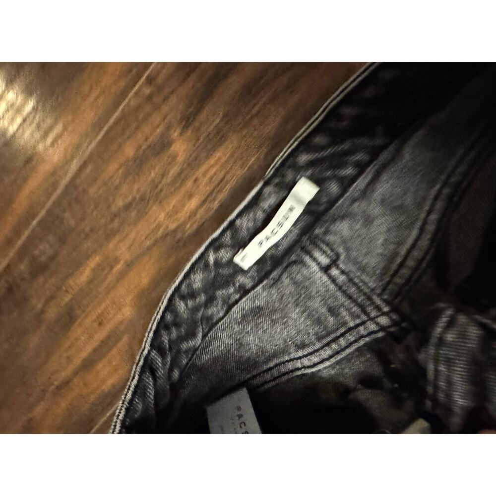 Pacsun Jeans Womens 24 S Dark Black Denim Pants Mom Cotton Tapered Casual - Picture 3 of 9